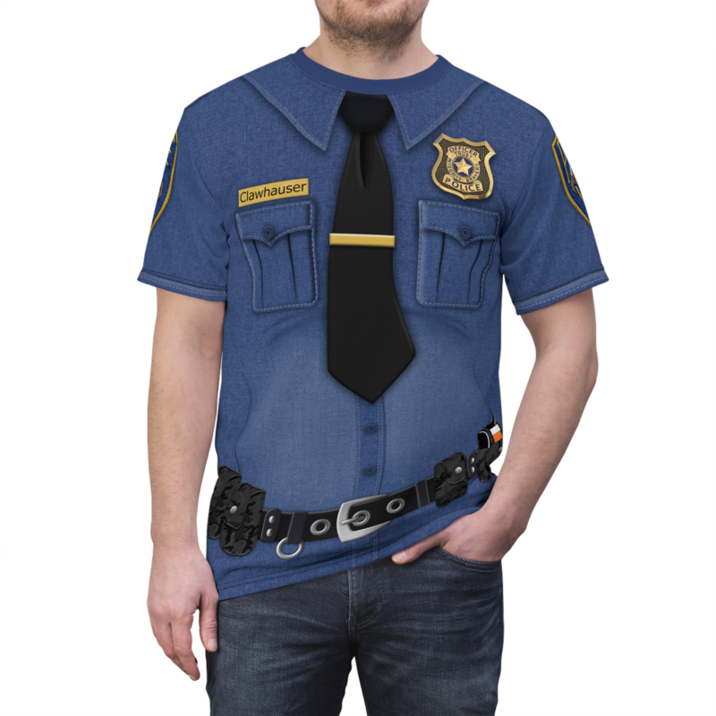 Clawhauser T-shirt, Zootopia Costume, Halloween Costume