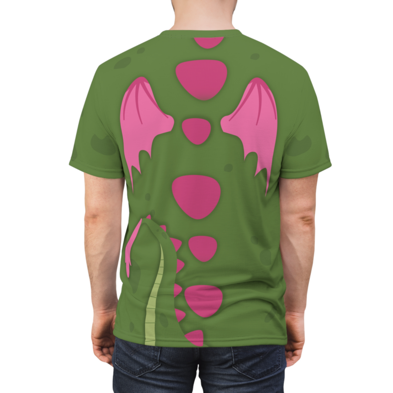 Elliott Green Dragon T-shirt, Pete's Dragon Costume, Halloween Costume