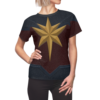 Captain Marvel Women's T-shirt, The Marvels 2023 Costume, Halloween Costume