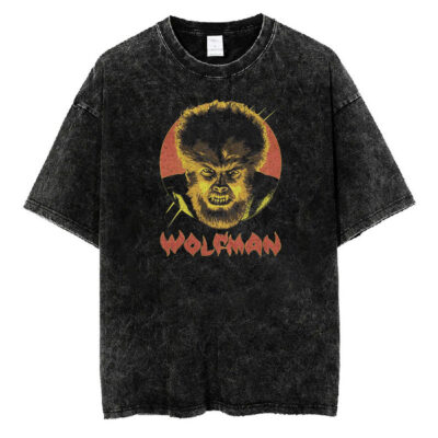 The Face Of Fear Wolf Man T-Shirt, The Wolfman T-shirt, Halloween T-shirt