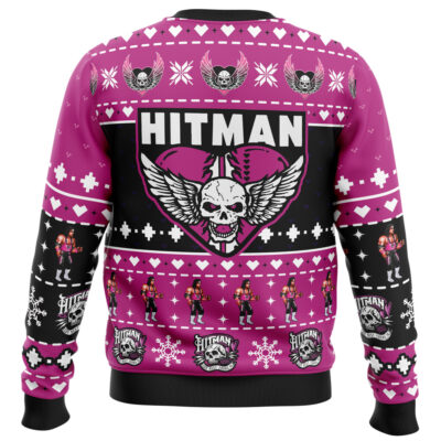 The Hitman Bret Hart Wrestler Ugly Christmas Sweater