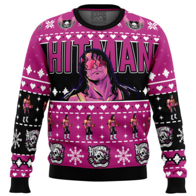 The Hitman Bret Hart Wrestler Ugly Christmas Sweater