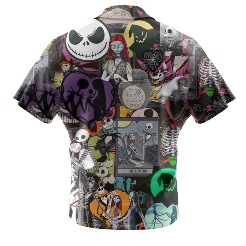 Jack Skellington Hawaiian Shirt, The Nightmare Before Christmas Hawaiian Shirt, Halloween Hawaiian Shirt