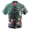 Jack Skellington & Sally Hawaiian Shirt, The Nightmare Before Christmas Hawaiian Shirt, Halloween Hawaiian Shirt