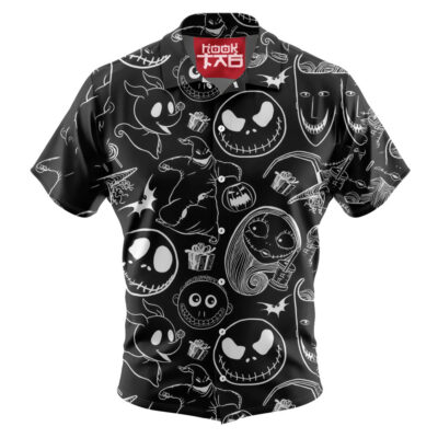 Jack Skellington Hawaiian Shirt, The Nightmare Before Christmas Hawaiian Shirt, Halloween Hawaiian Shirt