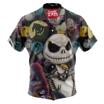 Jack Skellington Hawaiian Shirt, The Nightmare Before Christmas Hawaiian Shirt, Halloween Hawaiian Shirt