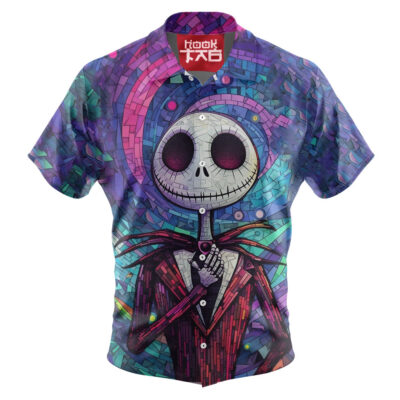 Jack Skellington Hawaiian Shirt, The Nightmare Before Christmas Hawaiian Shirt, Halloween Hawaiian Shirt