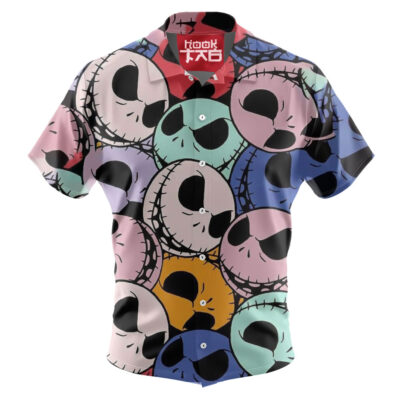 Jack Skellington Hawaiian Shirt, The Nightmare Before Christmas Hawaiian Shirt, Halloween Hawaiian Shirt