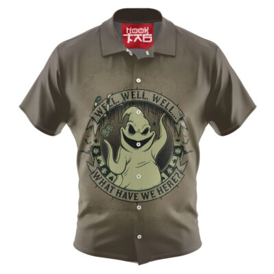 Oogie Boogie Hawaiian Shirt, The Nightmare Before Christmas Hawaiian Shirt, Halloween Hawaiian Shirt