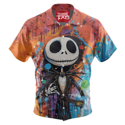 Jack Skellington Hawaiian Shirt, The Nightmare Before Christmas Hawaiian Shirt, Halloween Hawaiian Shirt