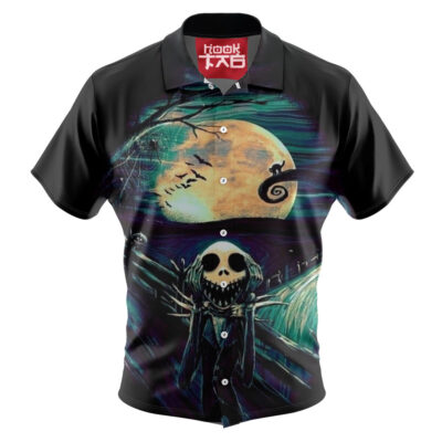 Jack Skellington Hawaiian Shirt, The Nightmare Before Christmas Hawaiian Shirt, Halloween Hawaiian Shirt