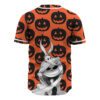 Jack Skellington Baseball Jersey, The Nightmare Before Christmas Baseball Jersey, Halloween Baseball Jersey