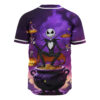 Jack Skellington Baseball Jersey, The Nightmare Before Christmas Baseball Jersey, Halloween Baseball Jersey