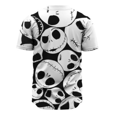 Jack Skellington Baseball Jersey, The Nightmare Before Christmas Baseball Jersey, Halloween Baseball Jersey