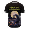 Jack Skellington Baseball Jersey, The Nightmare Before Christmas Baseball Jersey, Halloween Baseball Jersey