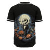 Jack Skellington Baseball Jersey, The Nightmare Before Christmas Baseball Jersey, Halloween Baseball Jersey