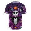 Jack Skellington Baseball Jersey, The Nightmare Before Christmas Baseball Jersey, Halloween Baseball Jersey