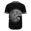 Jack Skellington Baseball Jersey, The Nightmare Before Christmas Baseball Jersey, Halloween Baseball Jersey