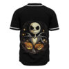 Jack Skellington Baseball Jersey, The Nightmare Before Christmas Baseball Jersey, Halloween Baseball Jersey