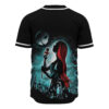 Jack Skellington & Sally Baseball Jersey, The Nightmare Before Christmas Baseball Jersey, Halloween Baseball Jersey