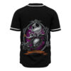 Jack Skellington Baseball Jersey, The Nightmare Before Christmas Baseball Jersey, Halloween Baseball Jersey