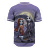 Jack Skellington & Sally Baseball Jersey, The Nightmare Before Christmas Baseball Jersey, Halloween Baseball Jersey