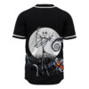 Jack Skellington Baseball Jersey, The Nightmare Before Christmas Baseball Jersey, Halloween Baseball Jersey