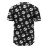 Jack Skellington Baseball Jersey, The Nightmare Before Christmas Baseball Jersey, Halloween Baseball Jersey