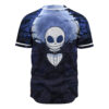 Jack Skellington Baseball Jersey, The Nightmare Before Christmas Baseball Jersey, Halloween Baseball Jersey