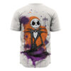 Jack Skellington Baseball Jersey, The Nightmare Before Christmas Baseball Jersey, Halloween Baseball Jersey