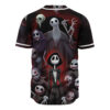 Jack Skellington Baseball Jersey, The Nightmare Before Christmas Baseball Jersey, Halloween Baseball Jersey