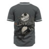 Jack Skellington Baseball Jersey, The Nightmare Before Christmas Baseball Jersey, Halloween Baseball Jersey