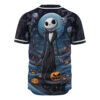 Jack Skellington Baseball Jersey, The Nightmare Before Christmas Baseball Jersey, Halloween Baseball Jersey