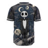 Jack Skellington Baseball Jersey, The Nightmare Before Christmas Baseball Jersey, Halloween Baseball Jersey