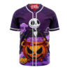 Jack Skellington Baseball Jersey, The Nightmare Before Christmas Baseball Jersey, Halloween Baseball Jersey