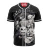 Jack Skellington & Sally Baseball Jersey, The Nightmare Before Christmas Baseball Jersey, Halloween Baseball Jersey