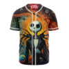 Jack Skellington Baseball Jersey, The Nightmare Before Christmas Baseball Jersey, Halloween Baseball Jersey