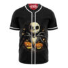 Jack Skellington Baseball Jersey, The Nightmare Before Christmas Baseball Jersey, Halloween Baseball Jersey