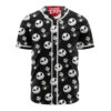 Jack Skellington Baseball Jersey, The Nightmare Before Christmas Baseball Jersey, Halloween Baseball Jersey