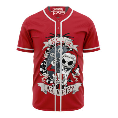 Jack Skellington Baseball Jersey, The Nightmare Before Christmas Baseball Jersey, Halloween Baseball Jersey