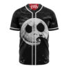 Jack Skellington Baseball Jersey, The Nightmare Before Christmas Baseball Jersey, Halloween Baseball Jersey