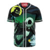 Jack Skellington Baseball Jersey, The Nightmare Before Christmas Baseball Jersey, Halloween Baseball Jersey