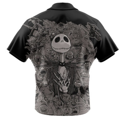 Jack Skellington Hawaiian Shirt, The Nightmare Before Christmas Hawaiian Shirt, Halloween Hawaiian Shirt