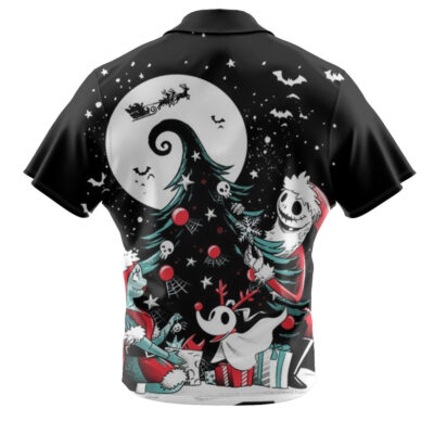 Jack Skellington Hawaiian Shirt, The Nightmare Before Christmas Hawaiian Shirt, Halloween Hawaiian Shirt