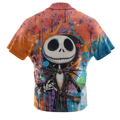 Jack Skellington Hawaiian Shirt, The Nightmare Before Christmas Hawaiian Shirt, Halloween Hawaiian Shirt