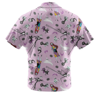 Jack Skellington & Sally Hawaiian Shirt, The Nightmare Before Christmas Hawaiian Shirt, Halloween Hawaiian Shirt