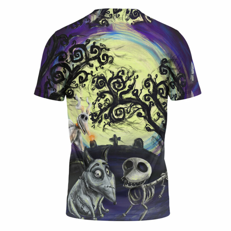 Zero T-shirt, The Nightmare Before Christmas T-shirt, Halloween T-shirt