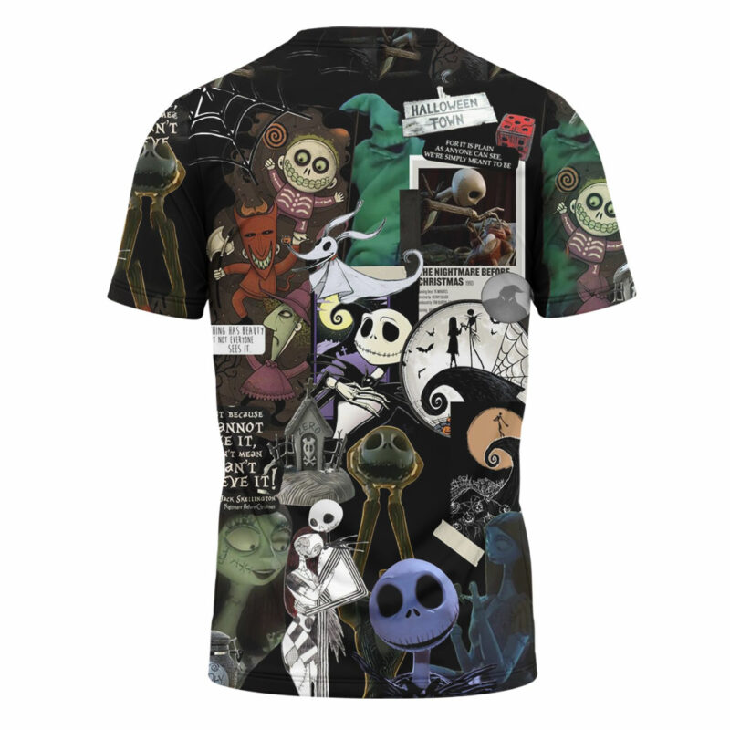 Jack Skellington & Sally T-shirt, The Nightmare Before Christmas T-shirt, Halloween T-shirt