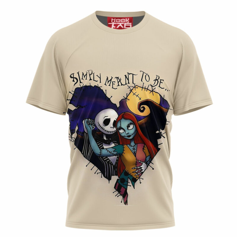 Jack Skellington & Sally T-shirt, The Nightmare Before Christmas T-shirt, Halloween T-shirt