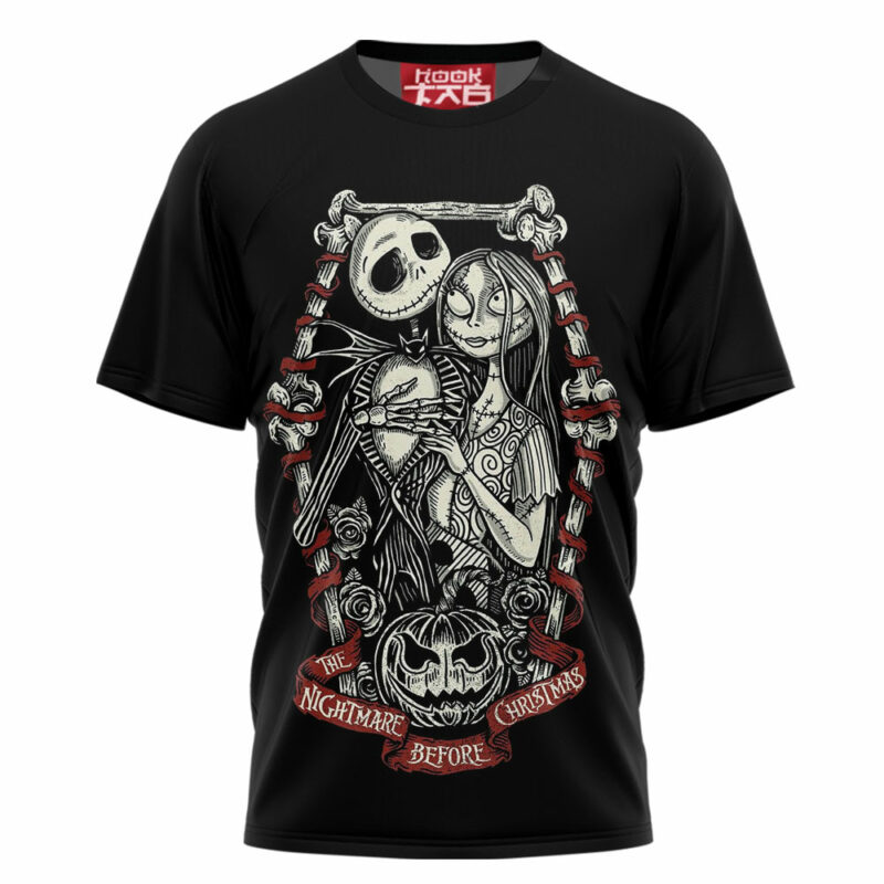 Jack Skellington & Sally T-shirt, The Nightmare Before Christmas T-shirt, Halloween T-shirt